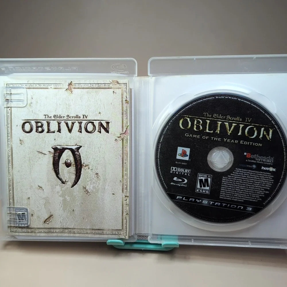 The Elder Scrolls IV: Oblivion GOTY + Skyrim‎ Black Label Sony PlayStation 3 PS3